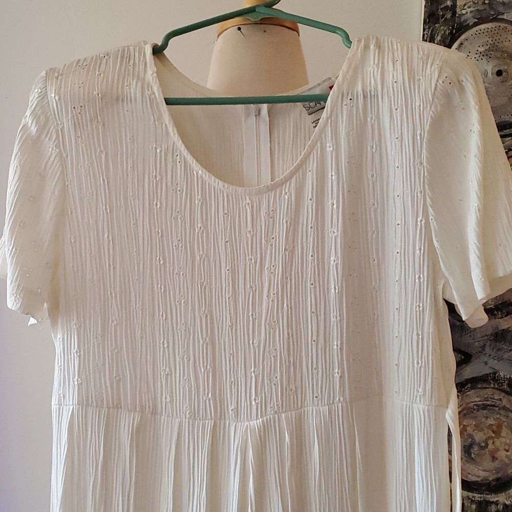 VINTAGE Scarlett  WHITE JUMPSUIT